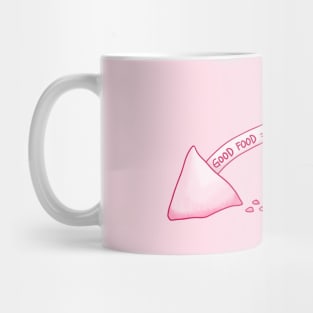 Fortune Cookie in PINK Mug